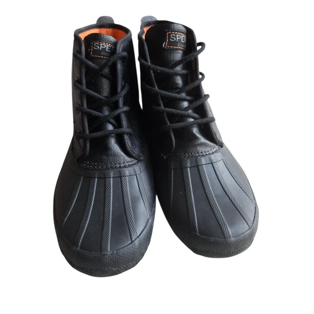 Sperry Men's Breakwater Boot Boat Shoe BLACK , STS23641 US 10 / EU 43